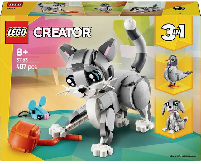 LEGO Creator 3in1 Speelse Kat - 31163