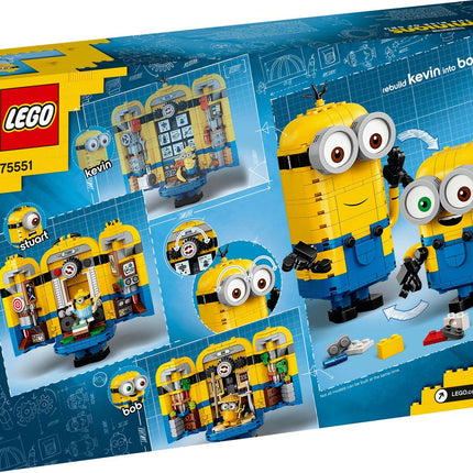 LEGO Iconic Minions-figuren van Stenen en hun Schuilplaats - 75551