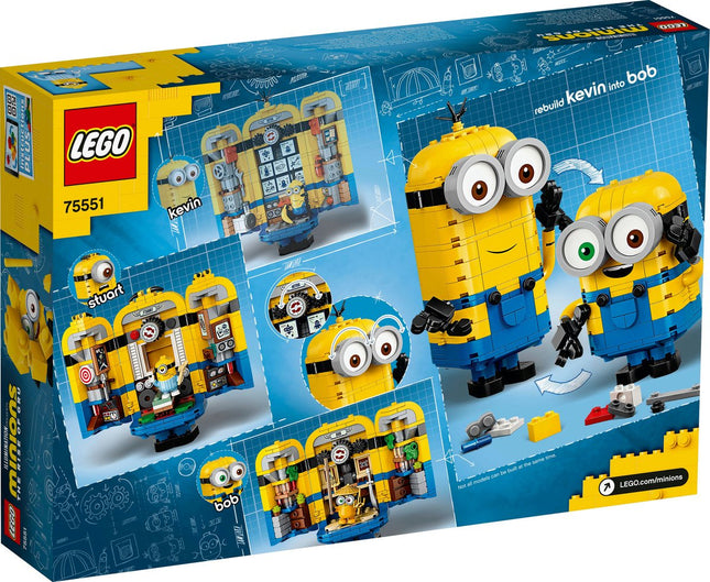 LEGO Iconic Minions-figuren van Stenen en hun Schuilplaats - 75551