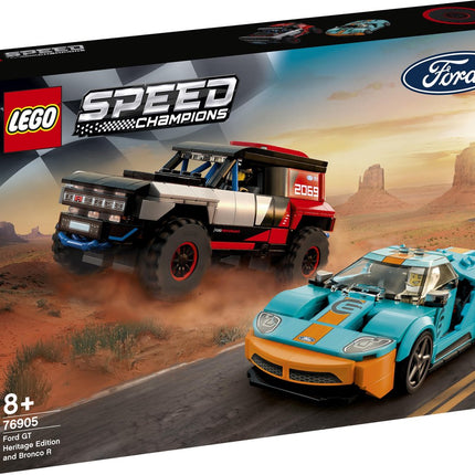 Lego Speed Champions Ford GT Heritage Edition en Bronco R - 76905