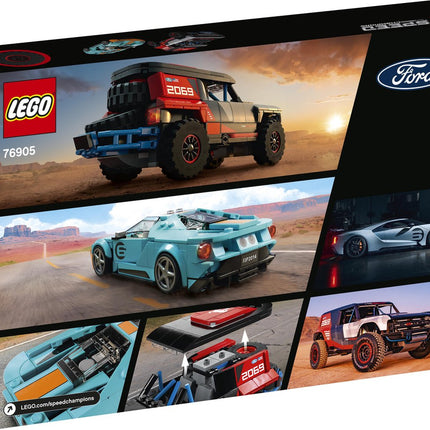 Lego Speed Champions Ford GT Heritage Edition en Bronco R - 76905