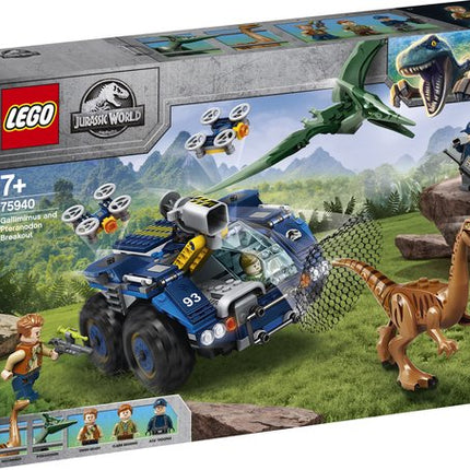 LEGO Jurassic World Ontsnapping van Gallimimus en Pteranodon - 75940