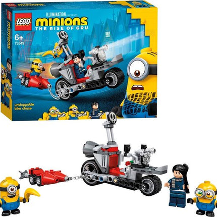 LEGO Iconic Minion Enerverende Motorachtervolging - 75549