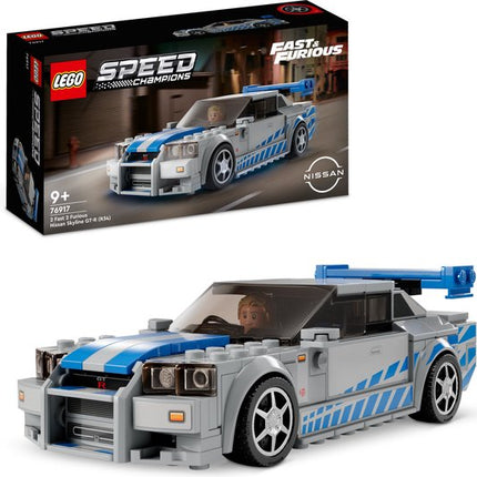LEGO Speed Champions 2 Fast 2 Furious Nissan Skyline GT-R (R34) - 76917