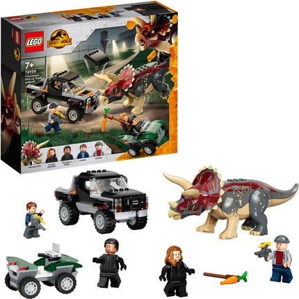 LEGO Jurassic World Triceratops Pick-uptruck Hinderlaag - 76950