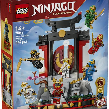 LEGO Ninjago 15-Jarig Jubileum Display met Ninjapersonages - 71866