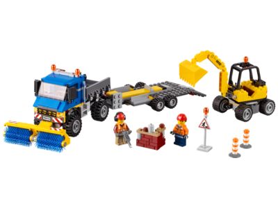 LEGO City Veeg- en graafmachine - 60152