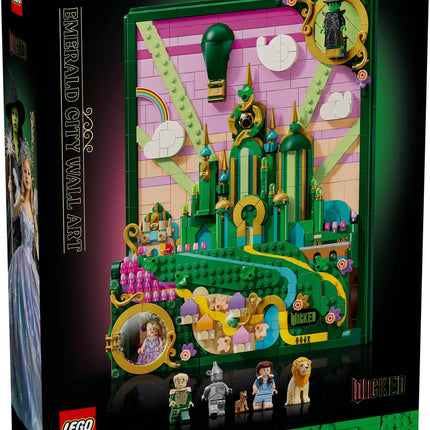 LEGO Wicked Emerald City Muurkunst voor Volwassenen - 75685