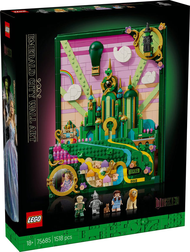 LEGO Wicked Emerald City Muurkunst voor Volwassenen - 75685