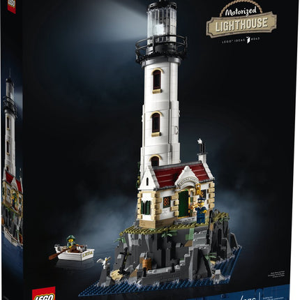 LEGO Ideas Gemotoriseerde vuurtoren met Lichtjes - 21335
