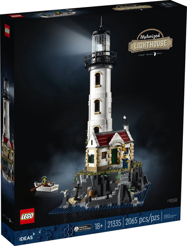 LEGO Ideas Gemotoriseerde vuurtoren met Lichtjes - 21335